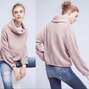 Anthropologie Field Flower Cowl Neck Swe